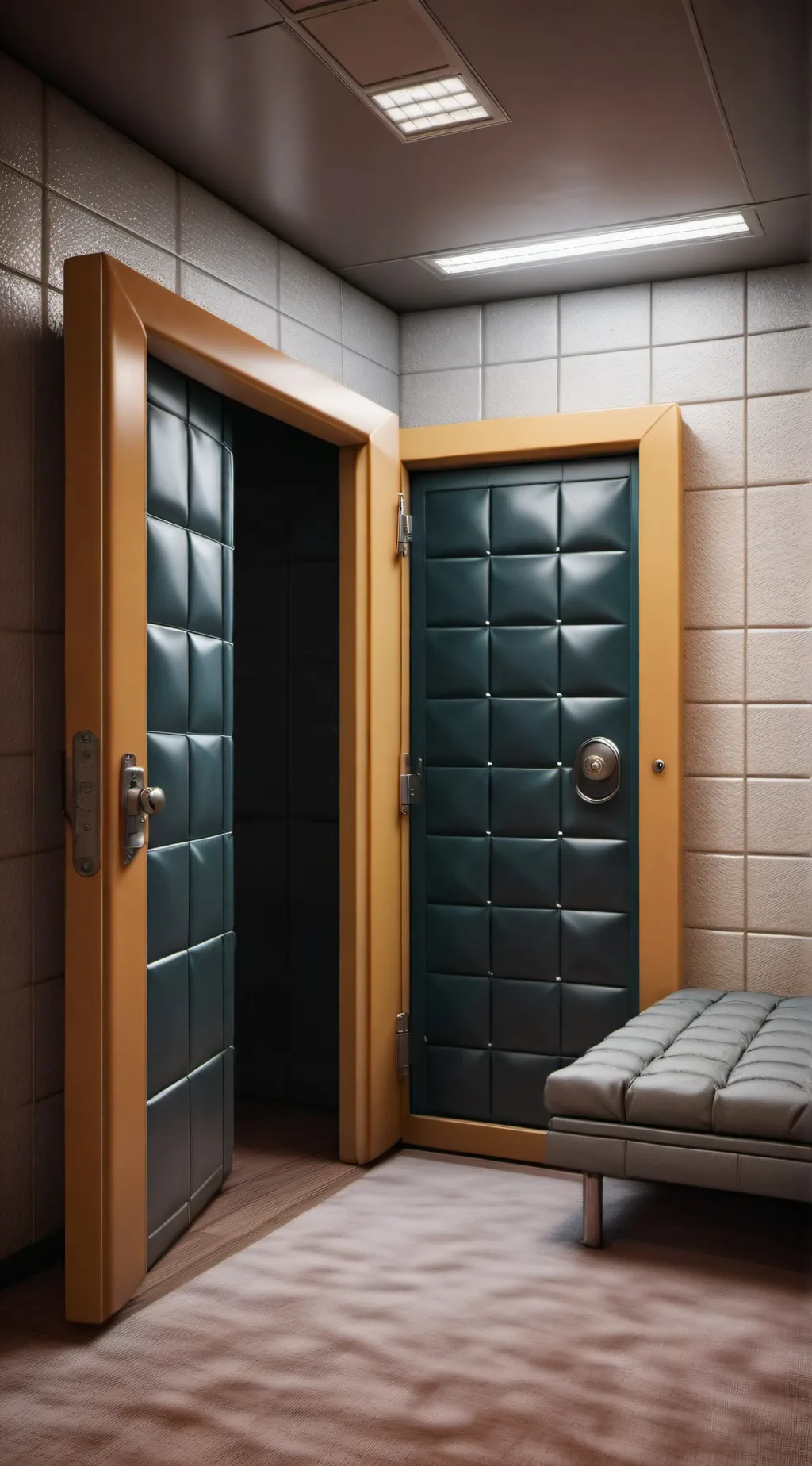 ai character: A very padded cell background