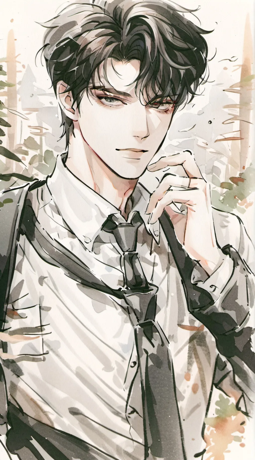 ai character: Kian. background