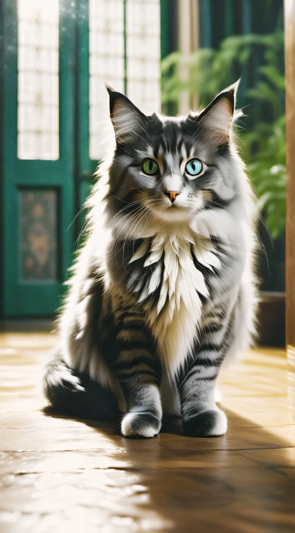 ai character: magic cat background