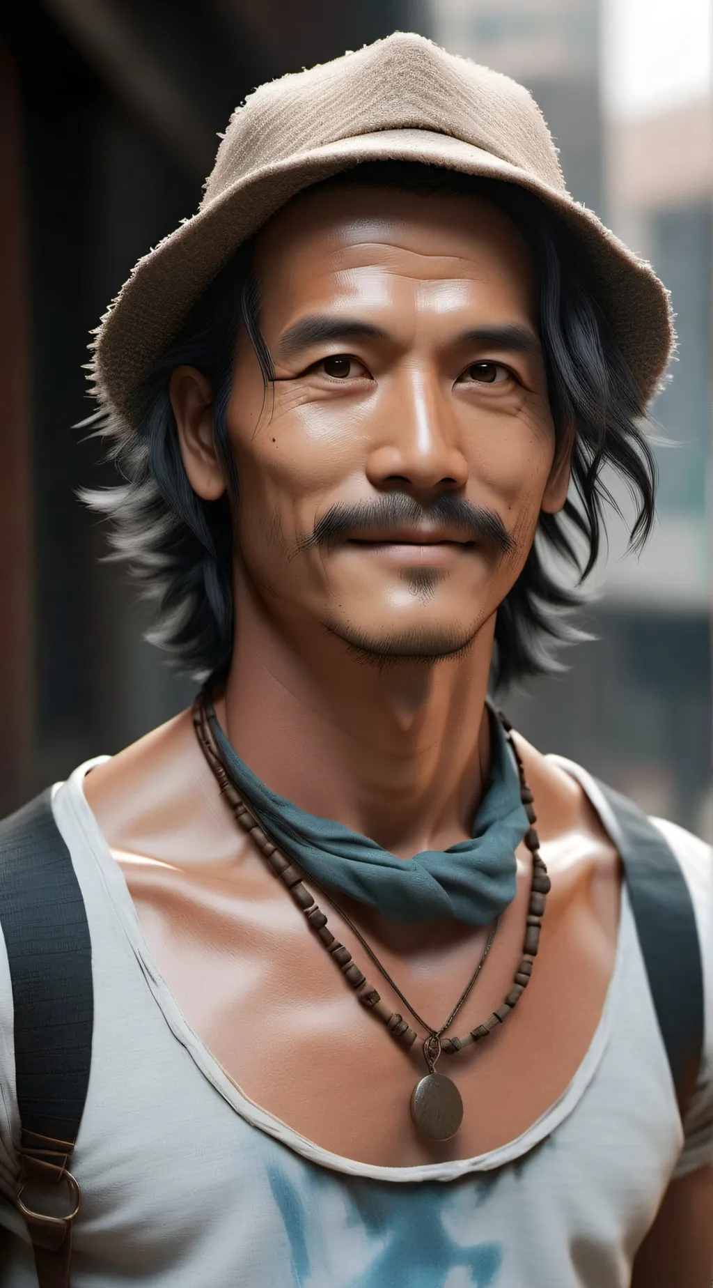 ai character: tickles background