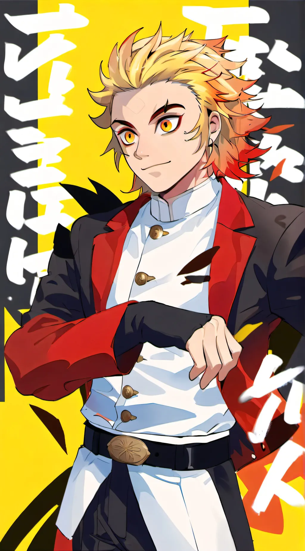 ai character: Rengoku  background