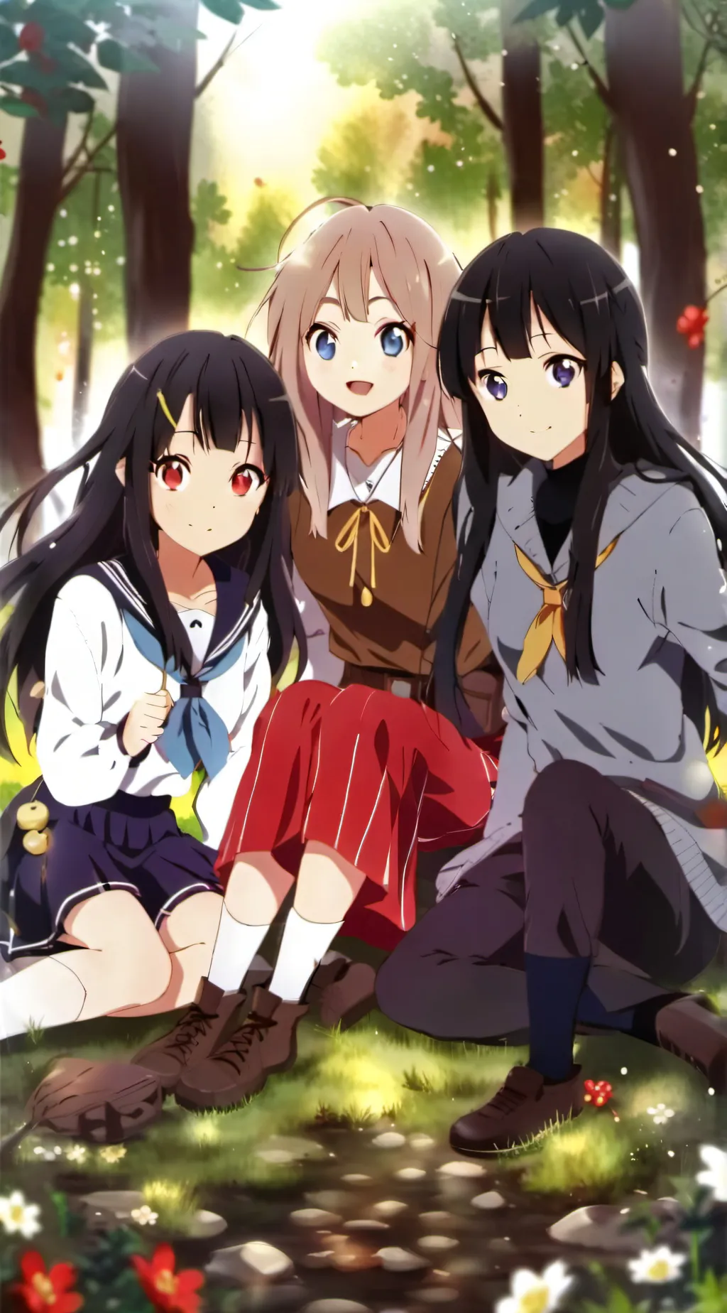 ai character: Kylie, Taylor, May background