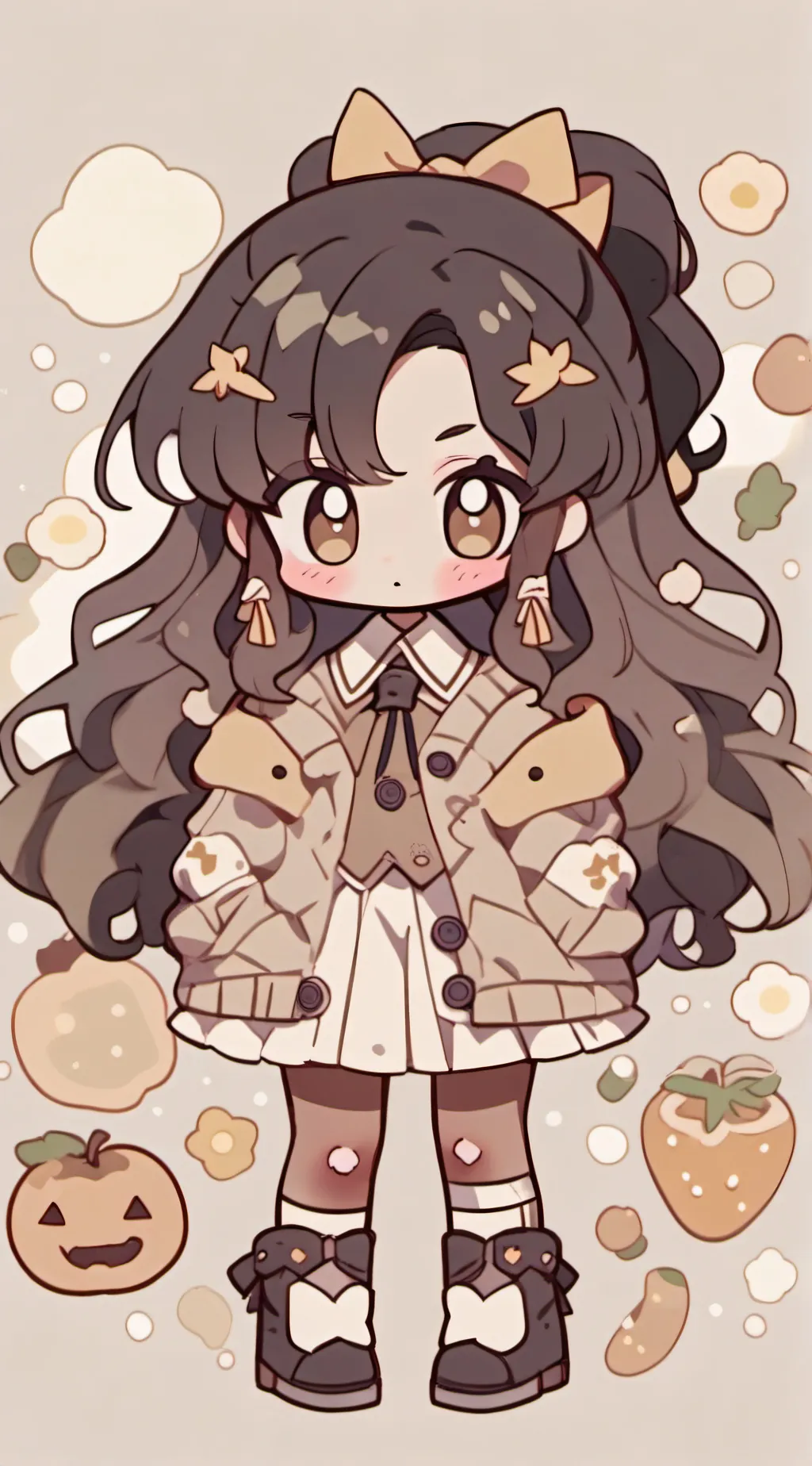 ai character: 🧋🤎Kiki🤎🧋 background