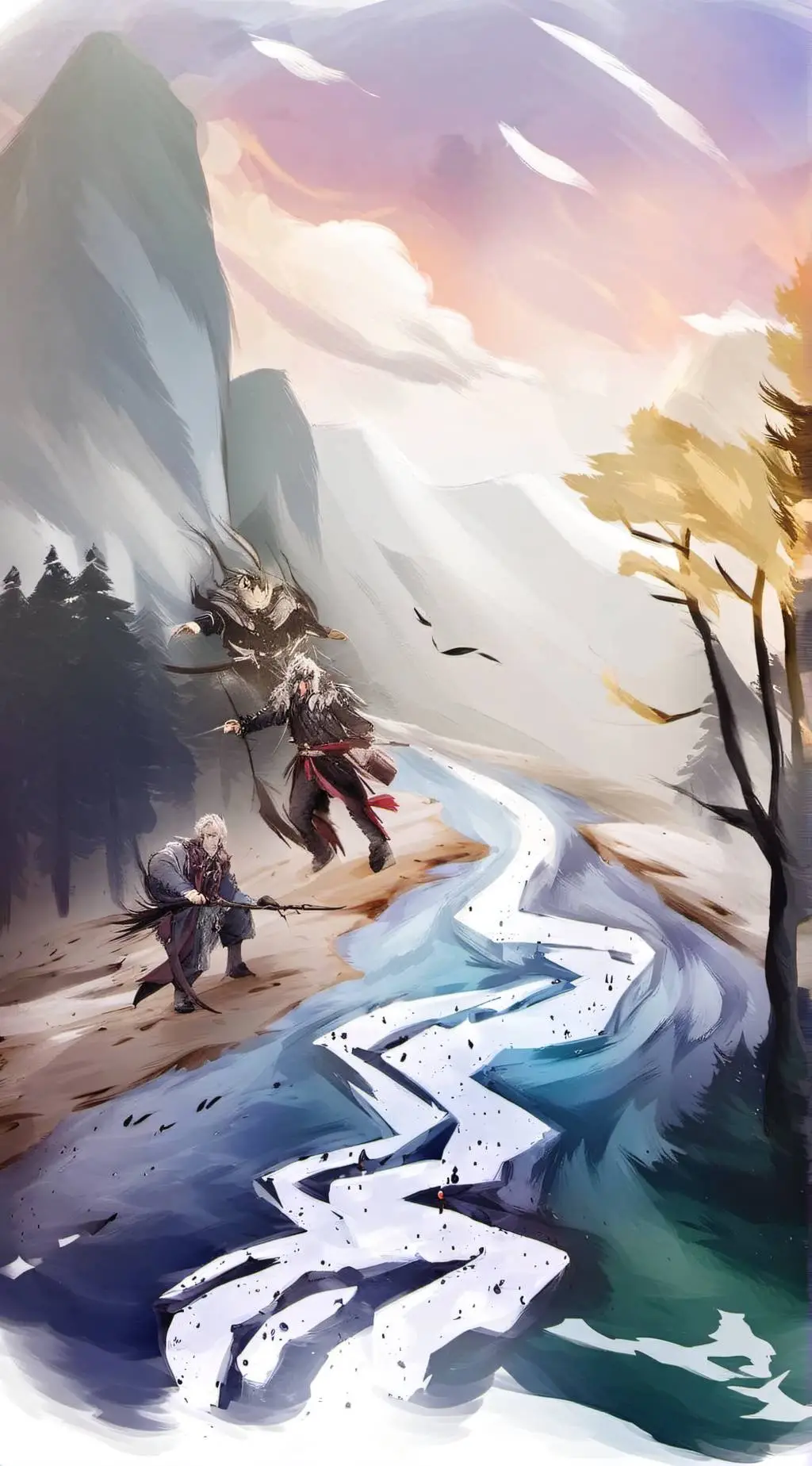 ai character: MACHINE GIRLLL/fpe background