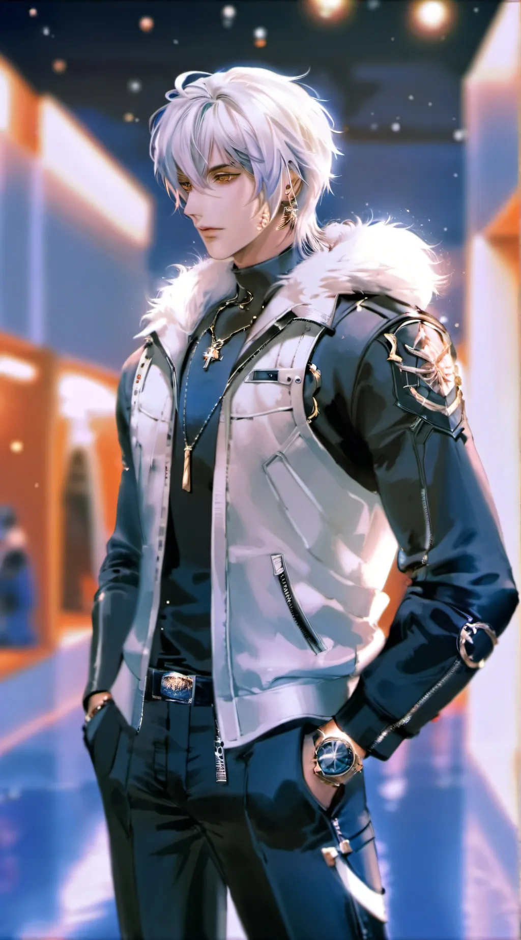 ai character: 링클 핳 background