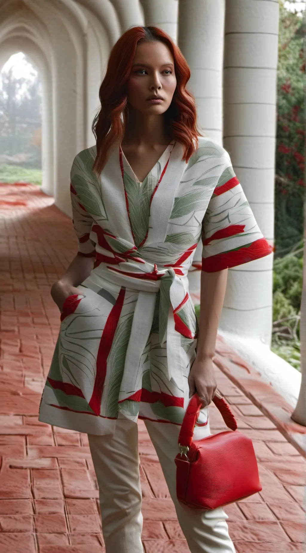 ai character: justine background