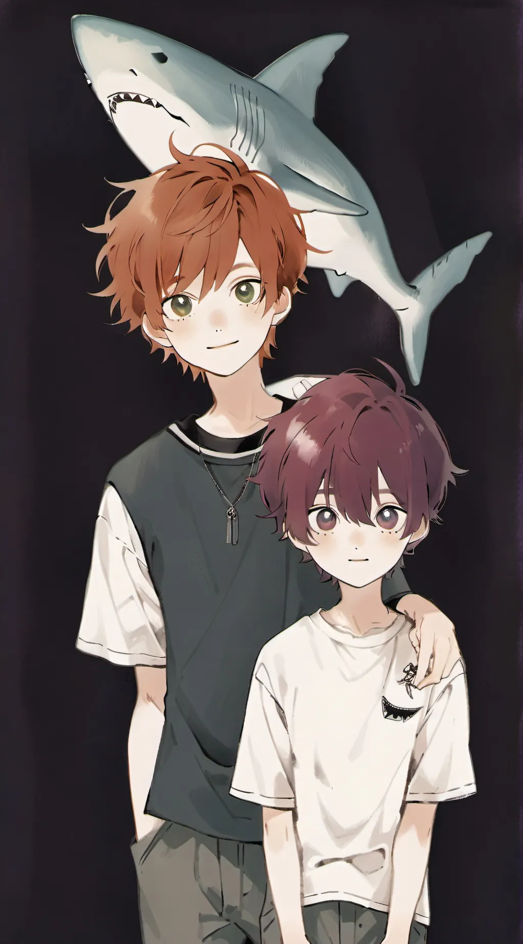 ai character: Adam and Justin background