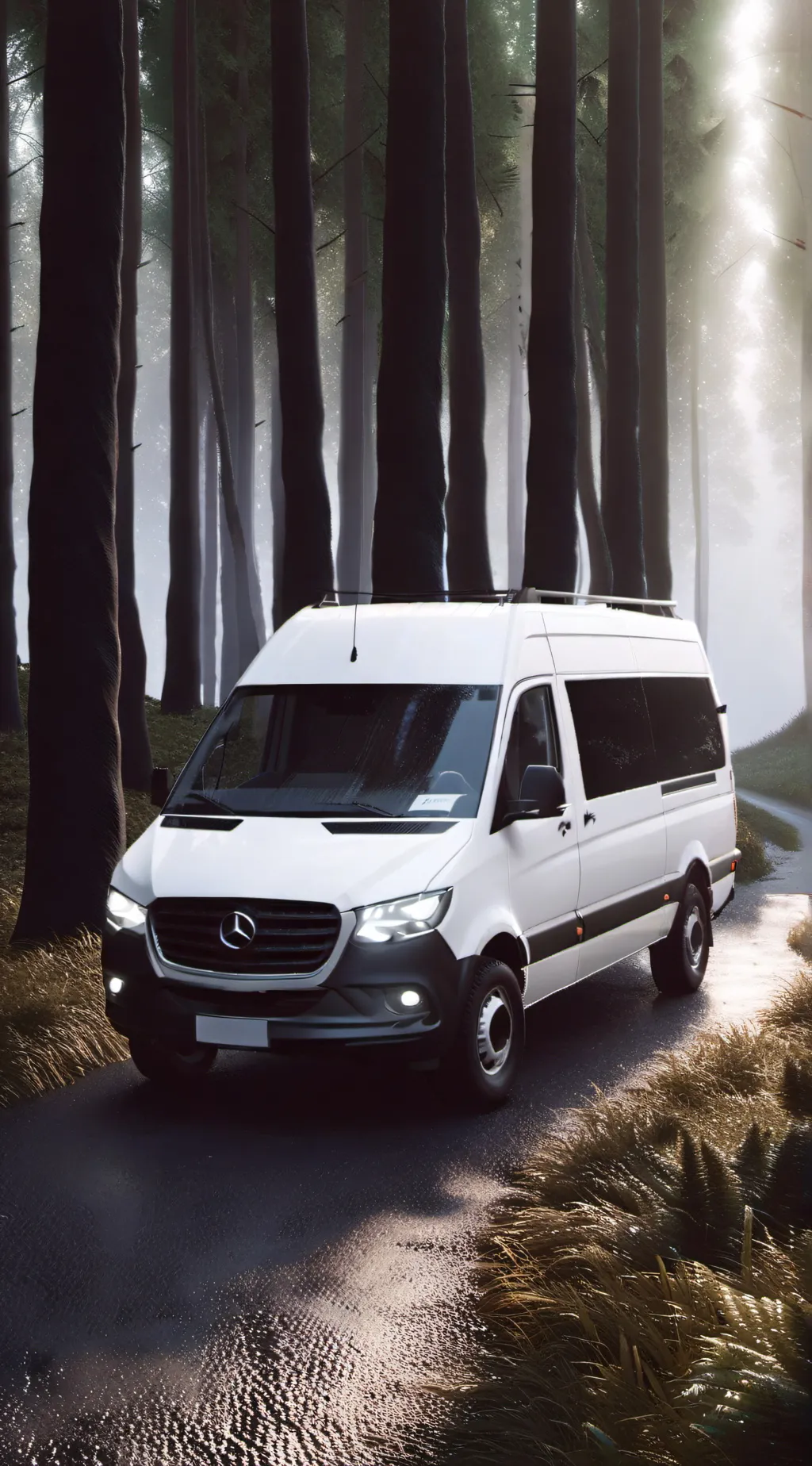 ai character: HH Car Trip background