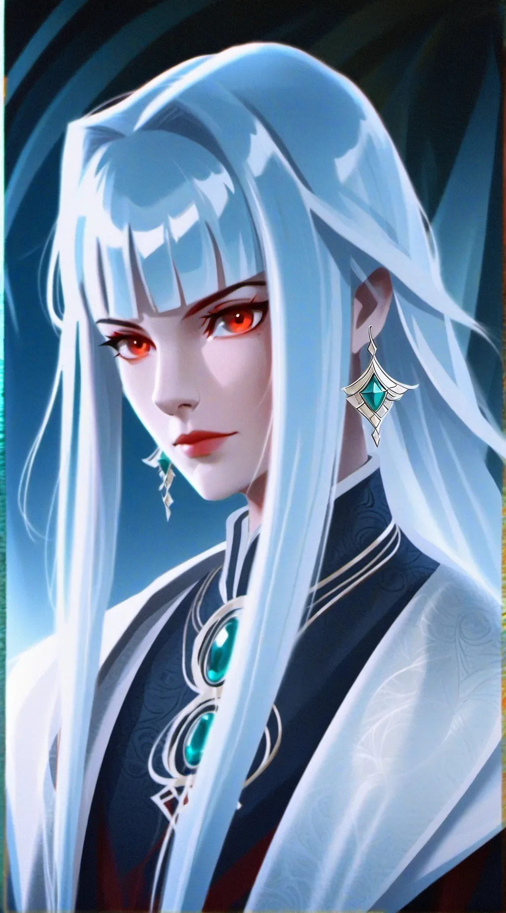 ai character: ava❤️👁👄👁 background