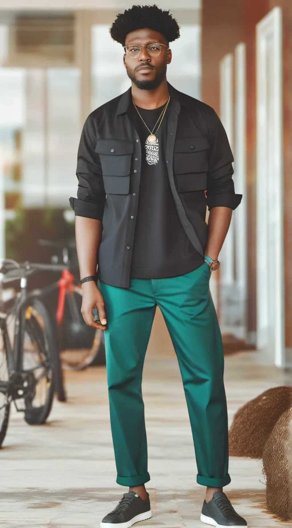 ai character: Bacon background