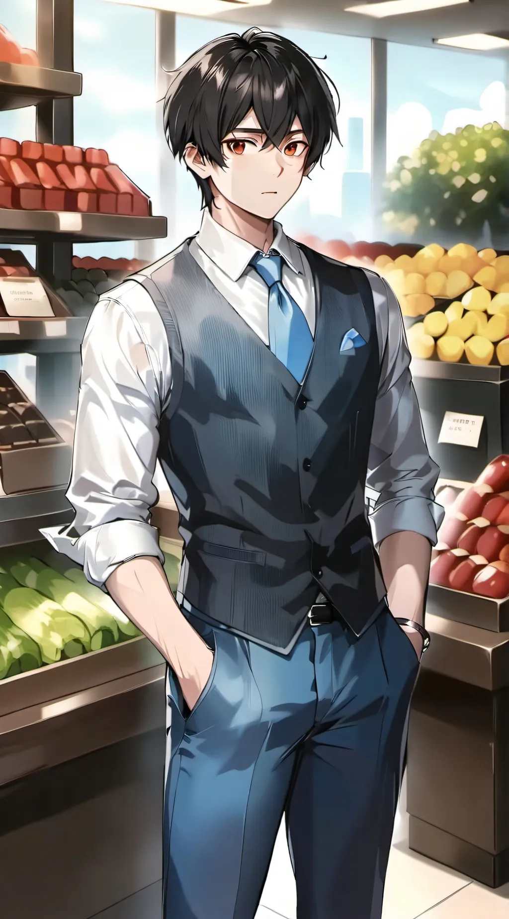 ai character: Mathieu background