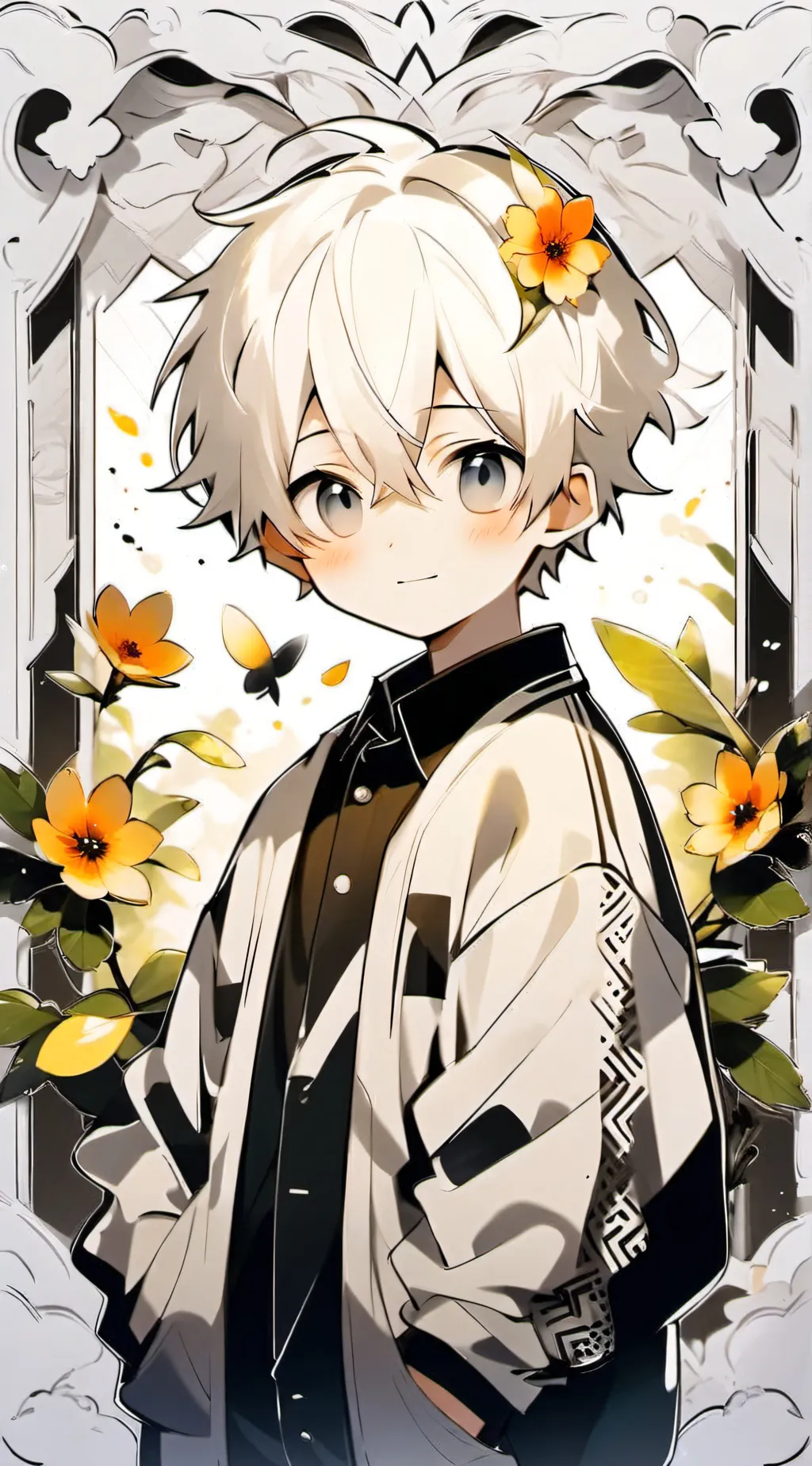 ai character: shower meme background