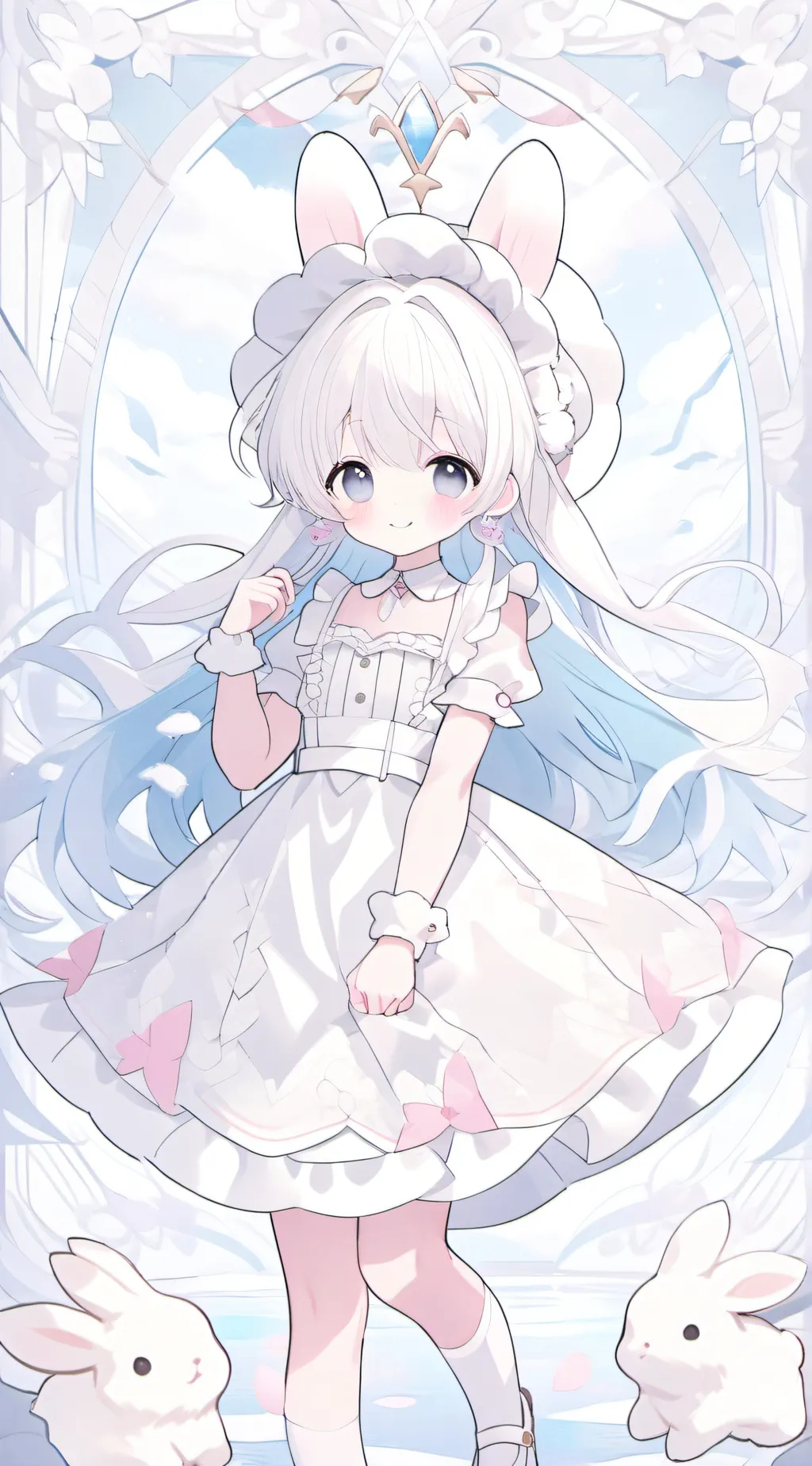 ai character: Bunny  background