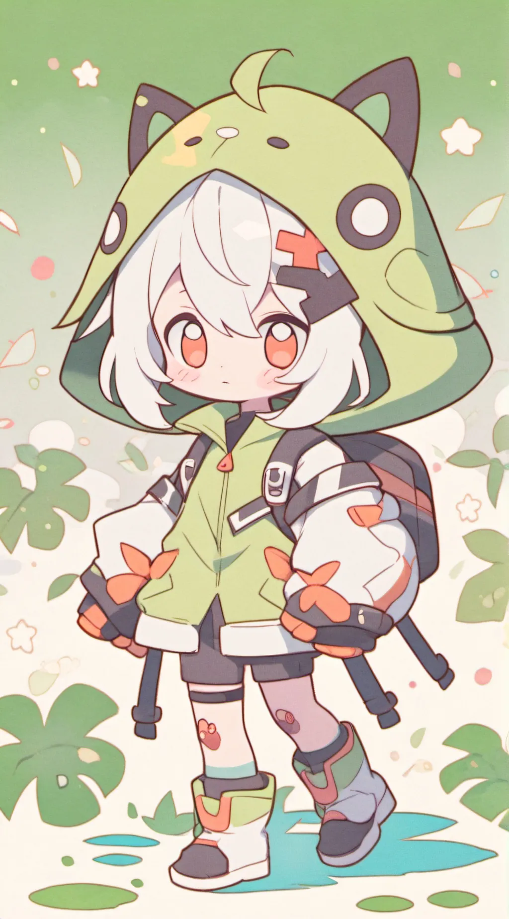 ai character: baby background