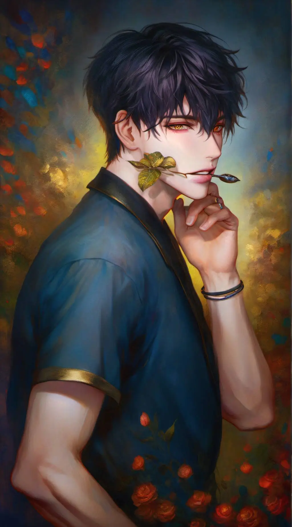 ai character: Onyx background