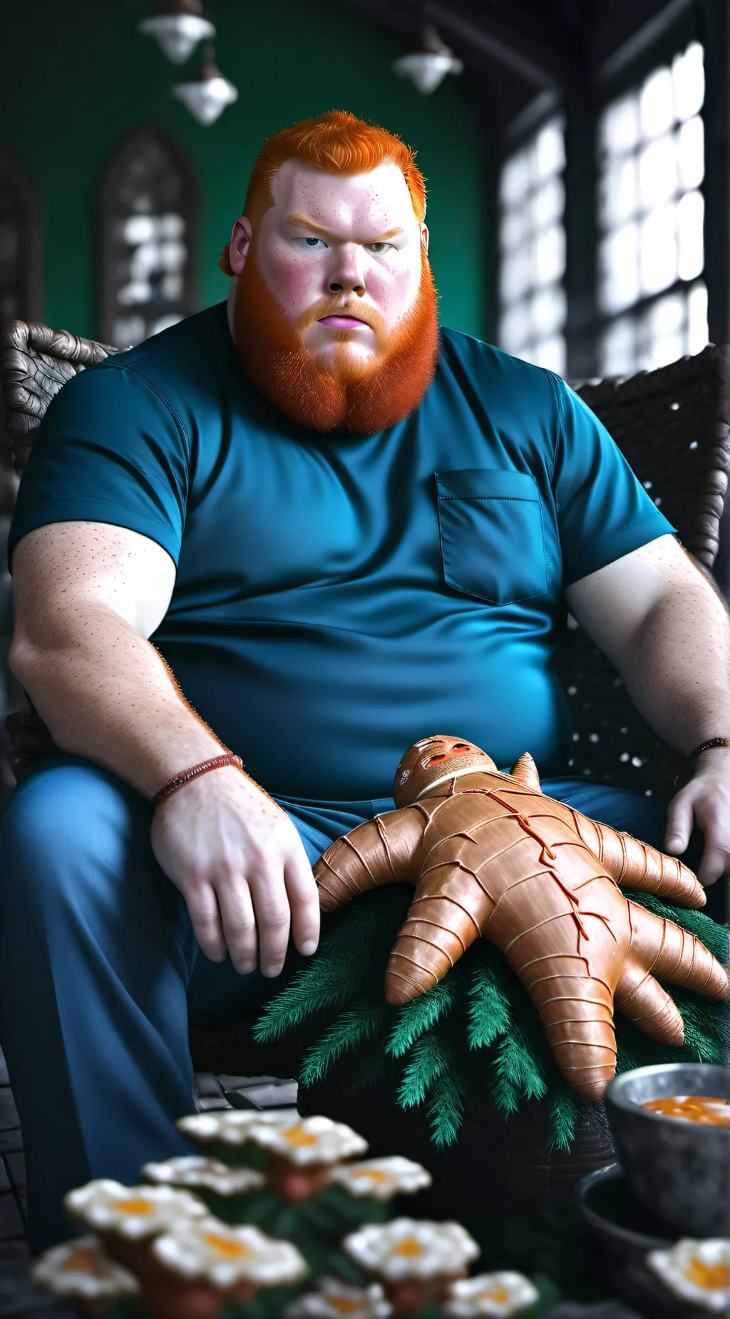 ai character: CaseOh background