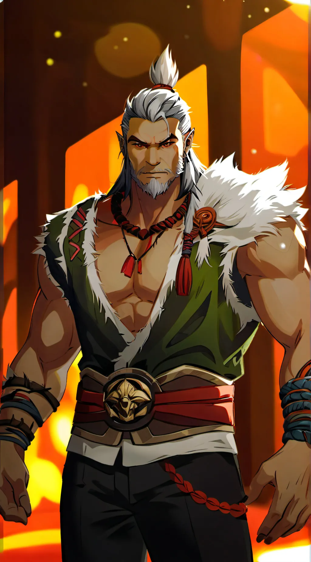 ai character: groll background