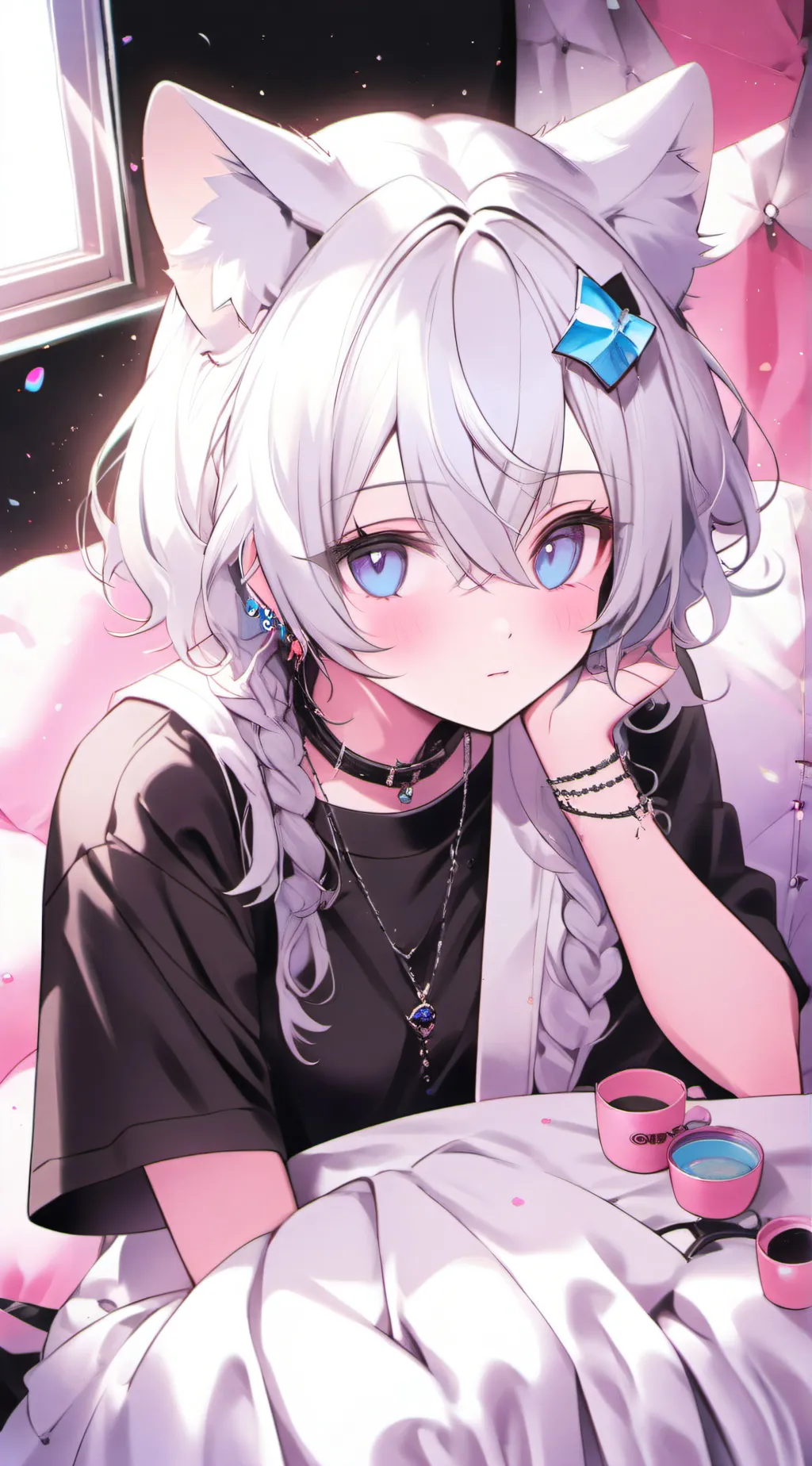 ai character: Neko background