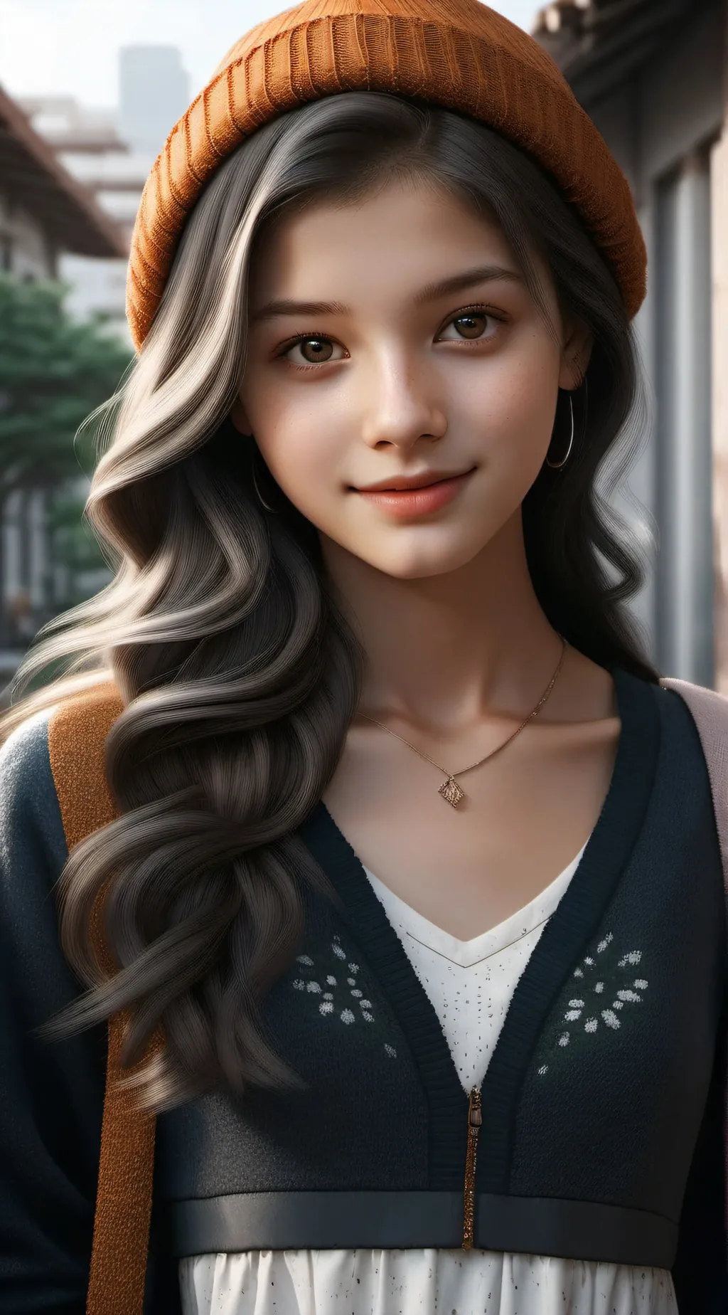 ai character: Your in the shower background