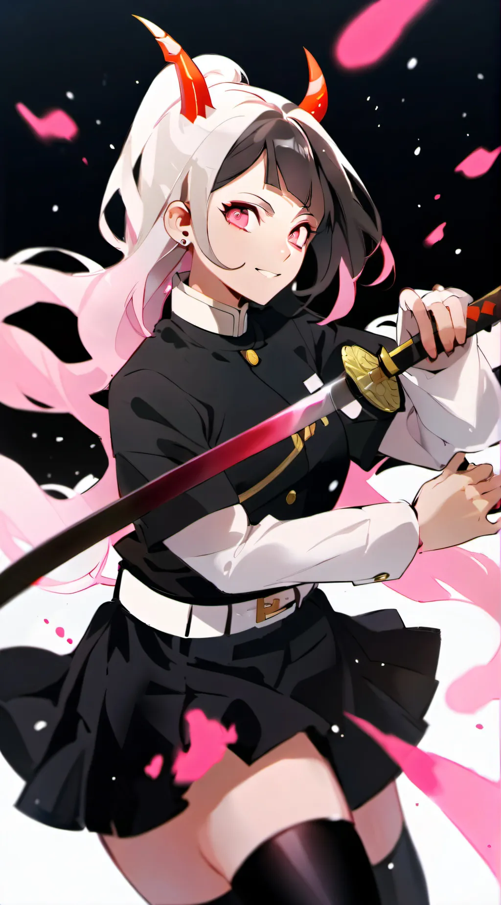 ai character: Demon slayer background