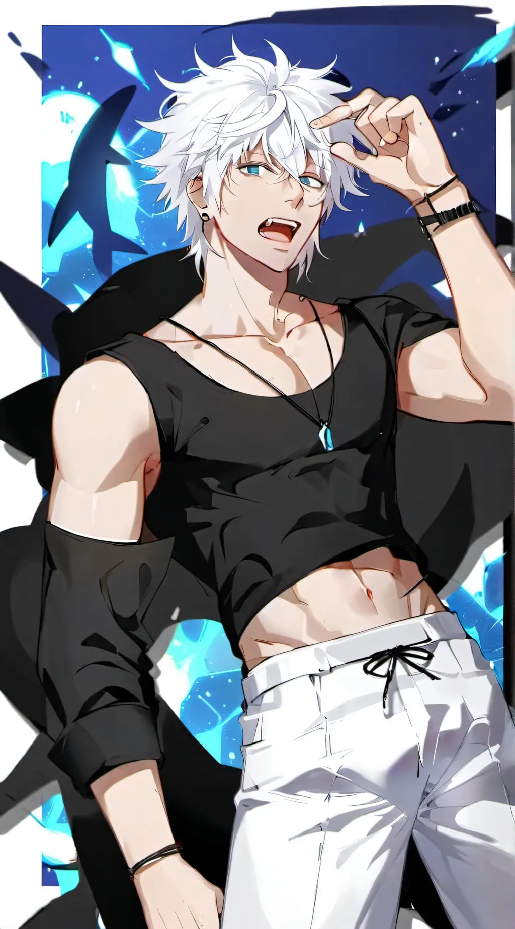 ai character: gojo background