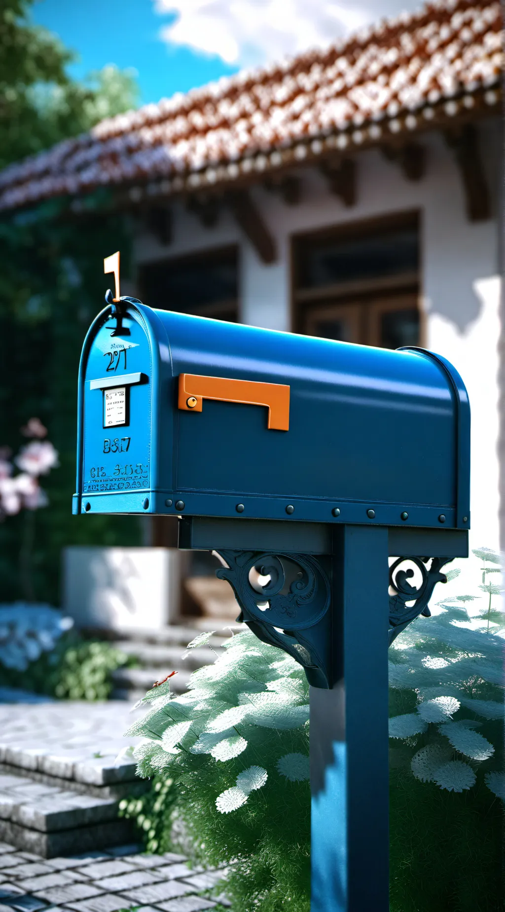 ai character: Mailbox background