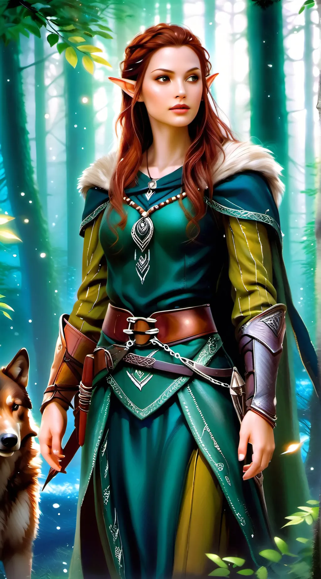 ai character: Elara  background