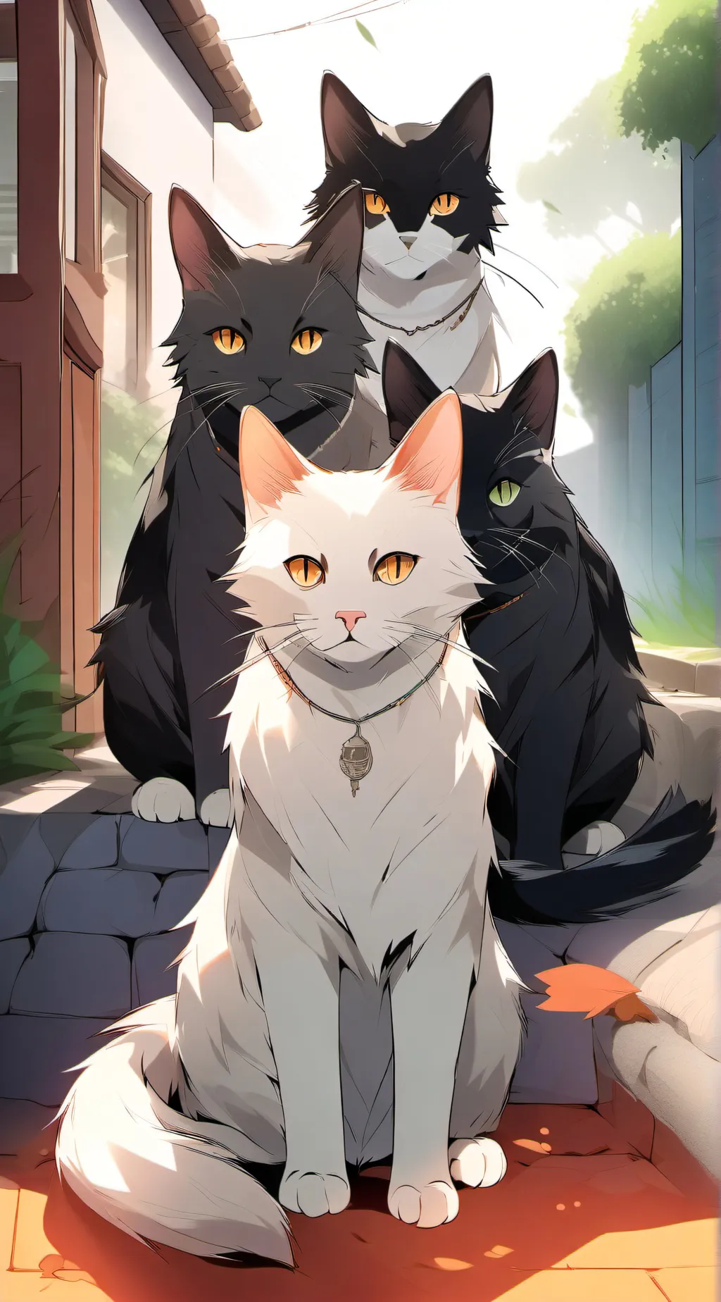 ai character: your cat family background