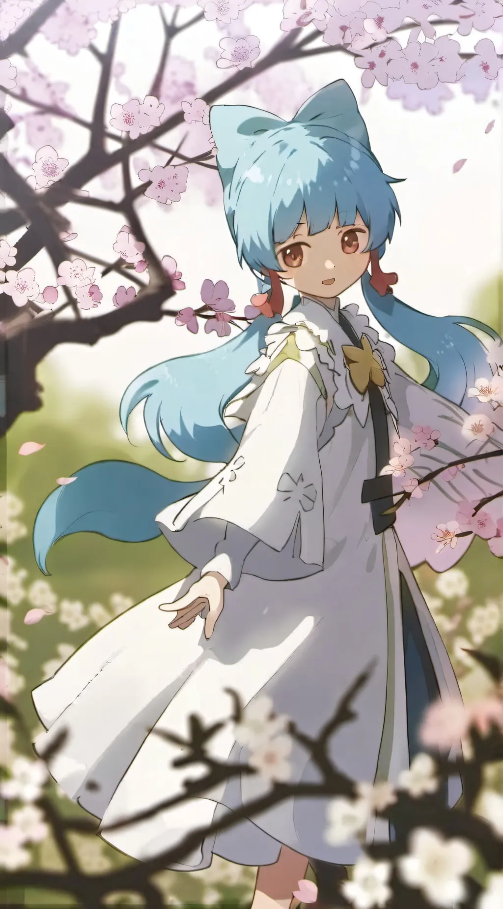 ai character: Kiki💙 background