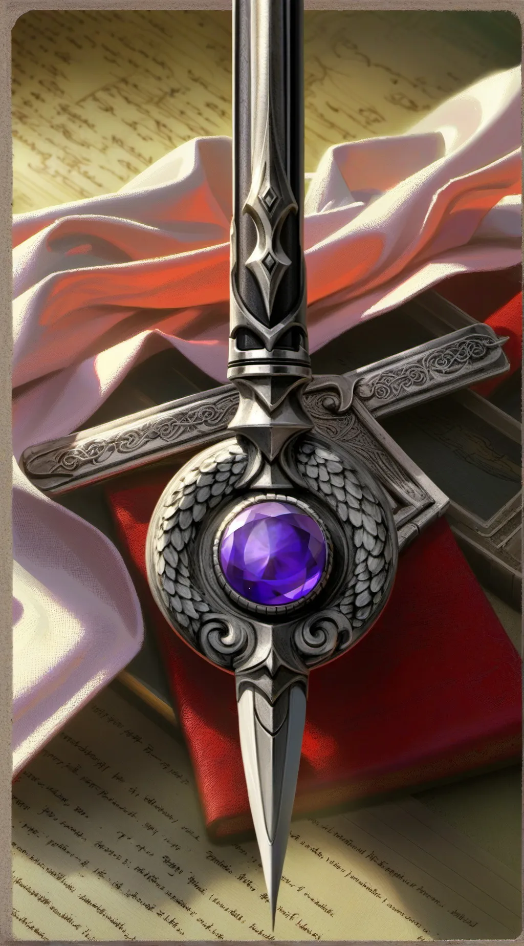 ai character: a magic pen background