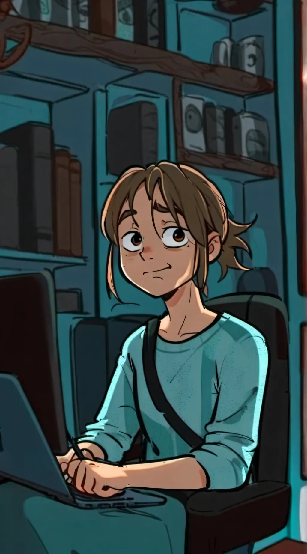 ai character: Chive  background