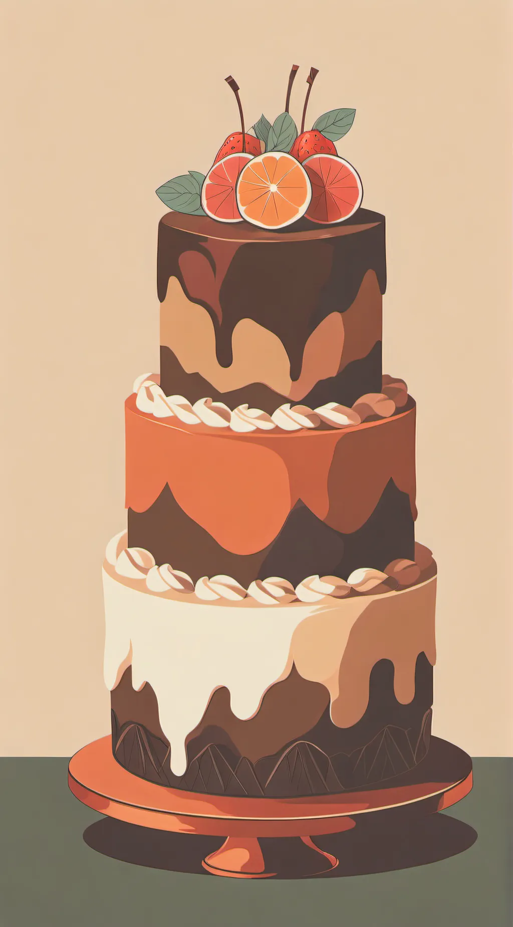 ai character: happy bday for me! background