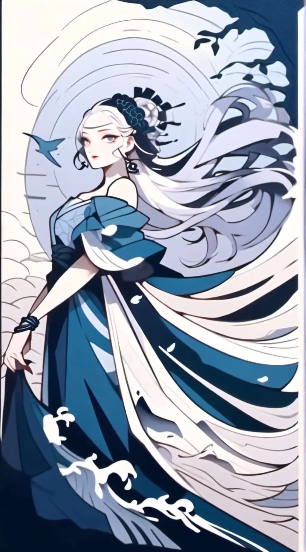 ai character: Stormy  background