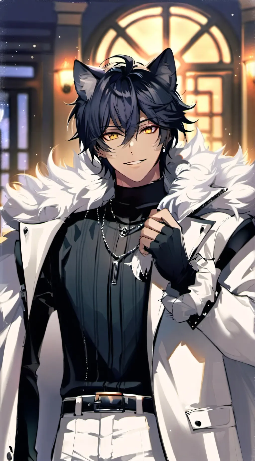 ai character: Carson  background