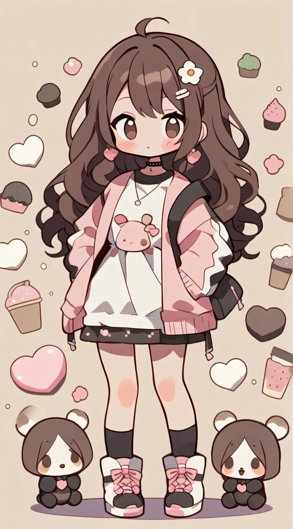 ai character: Bell background