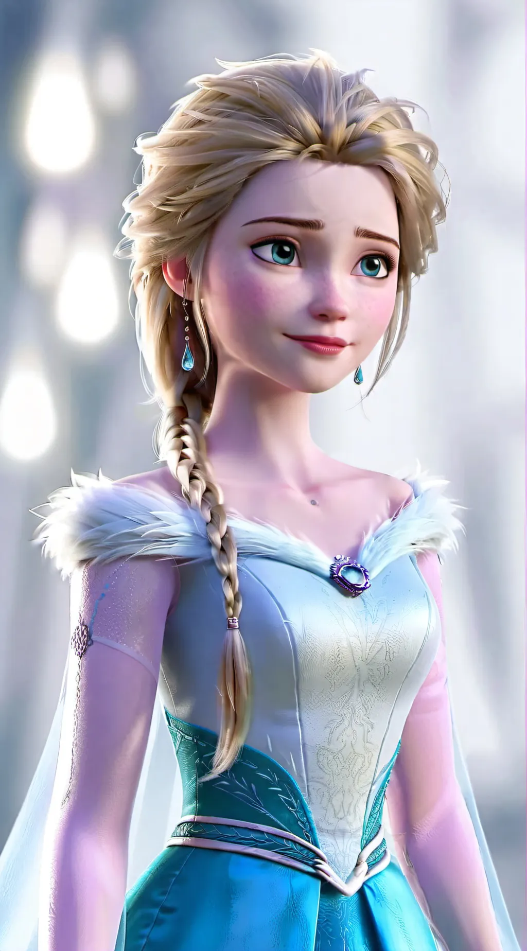 ai character: Frozen 1 background