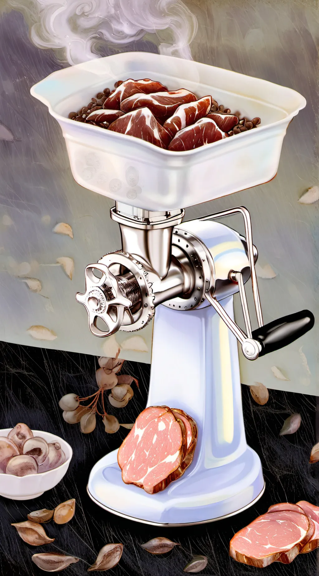 ai character: Jax's meat grinder background