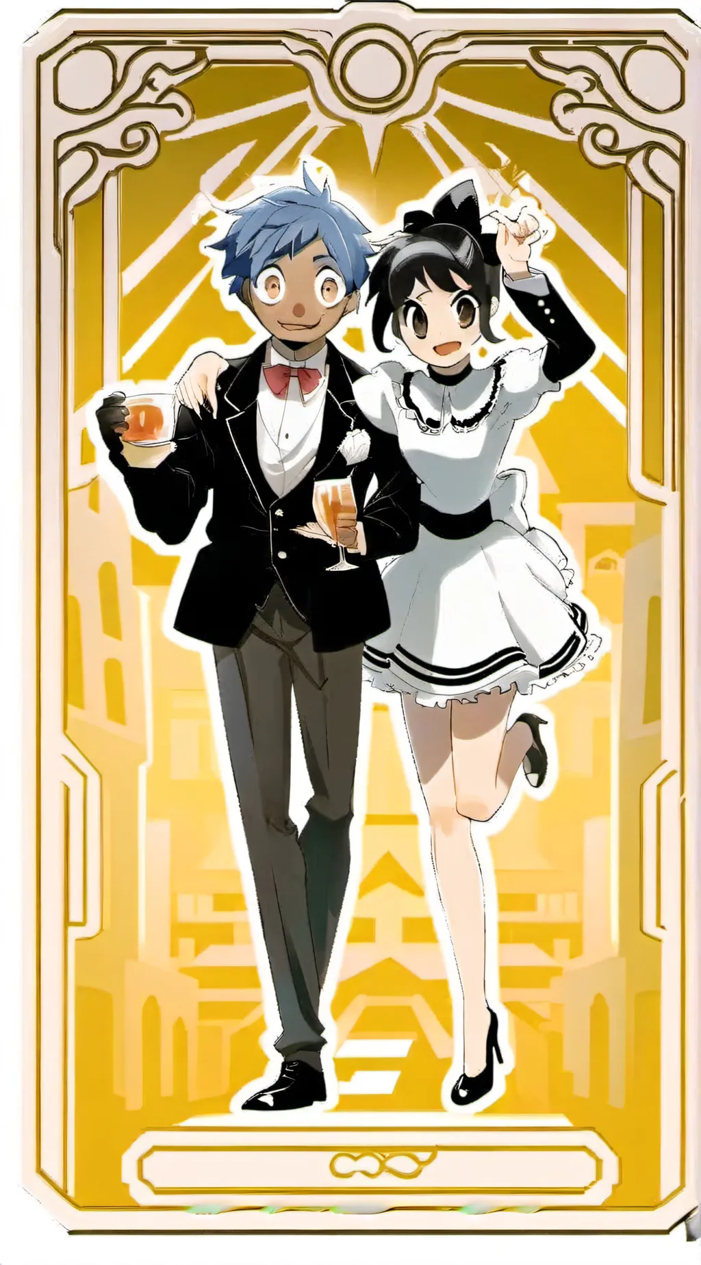 ai character: joy x disgust  background