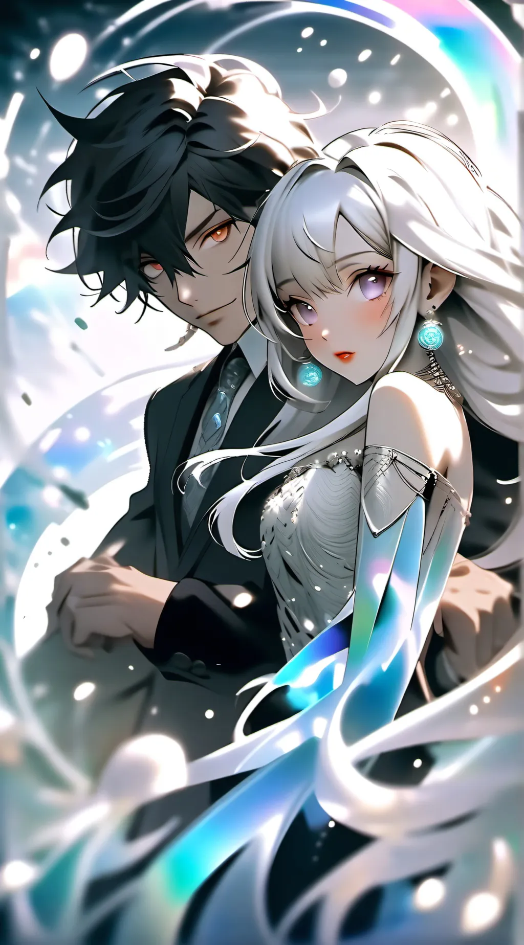 ai character: anime girl  background