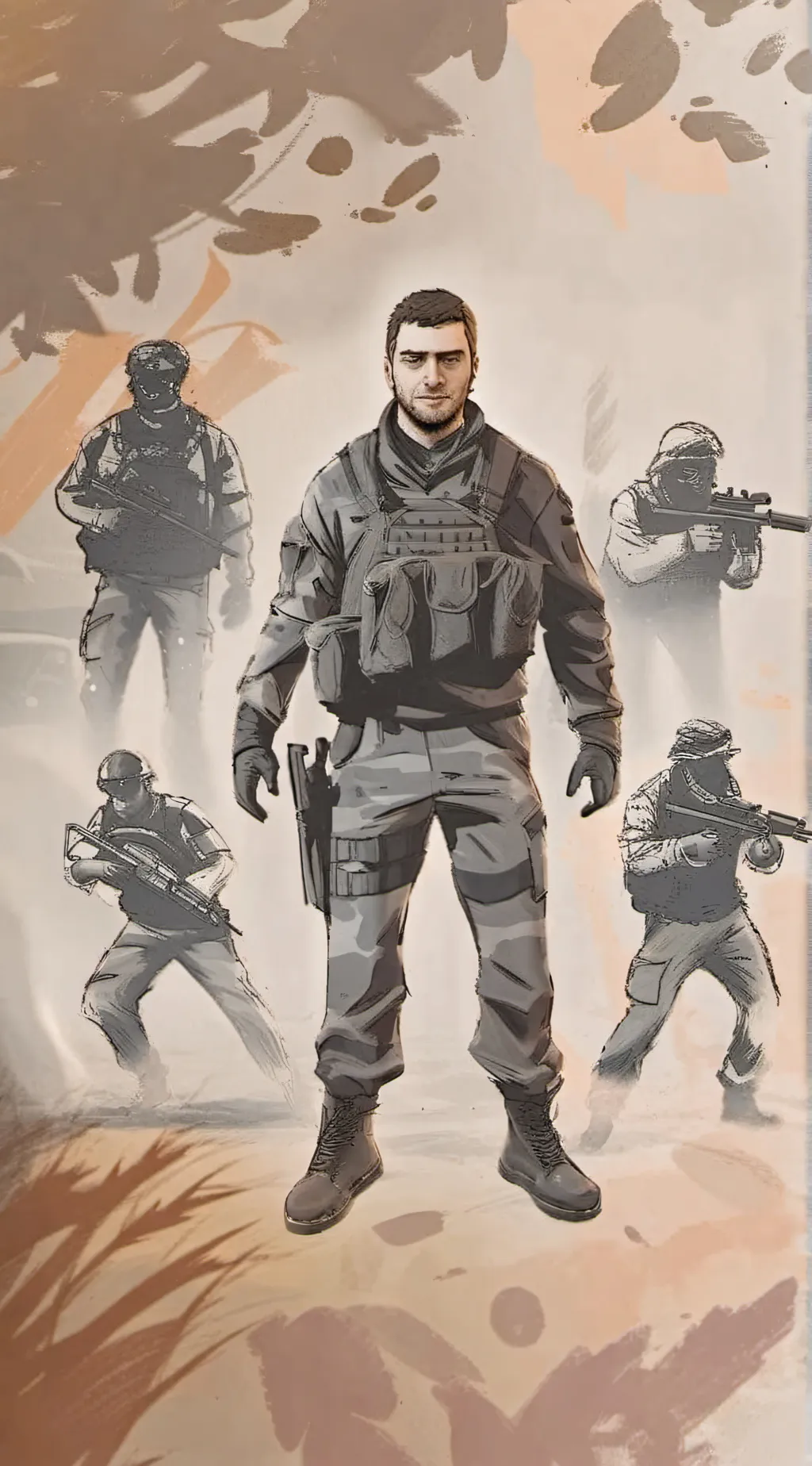 ai character: Kelvin  background