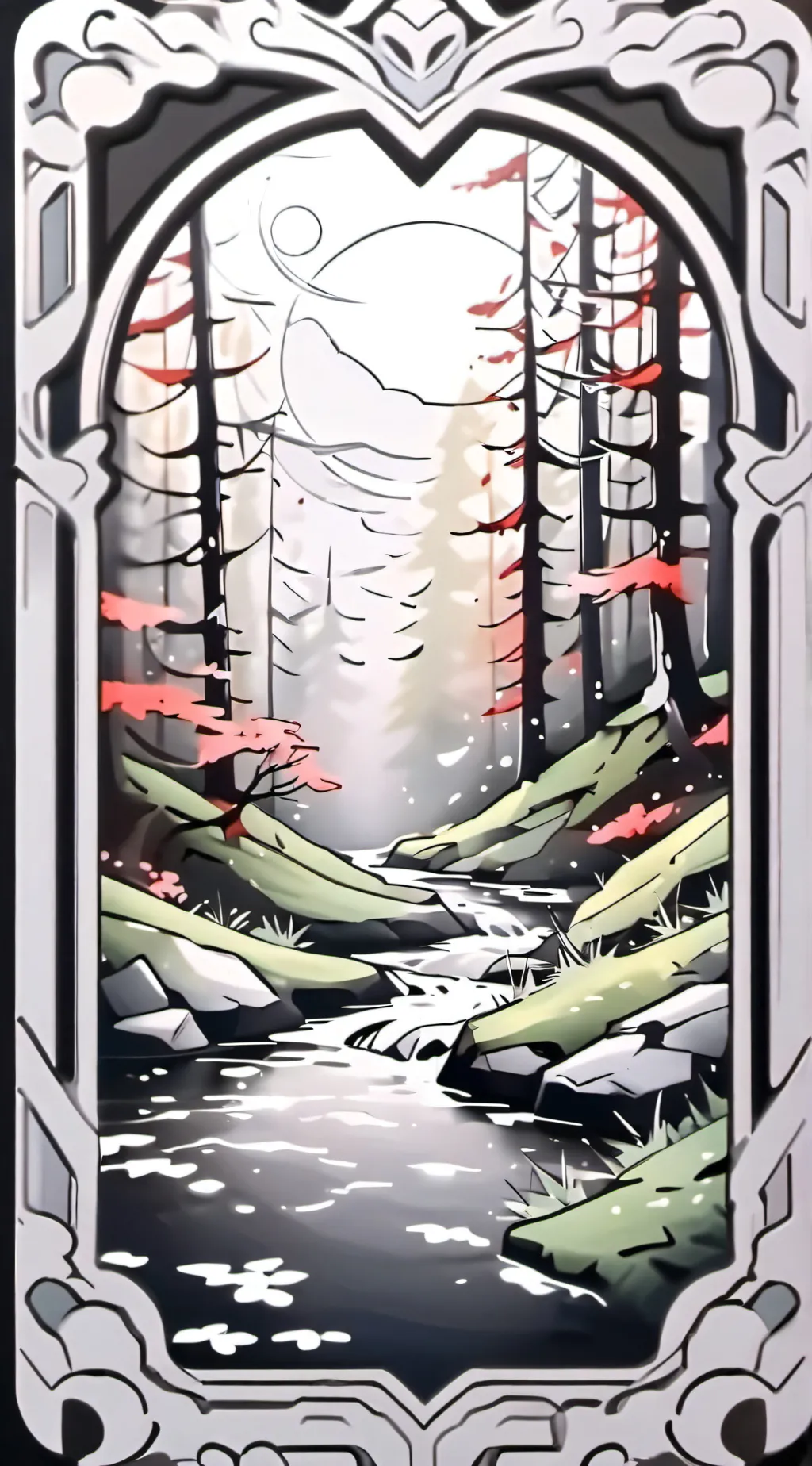 ai character: groddy bear  background