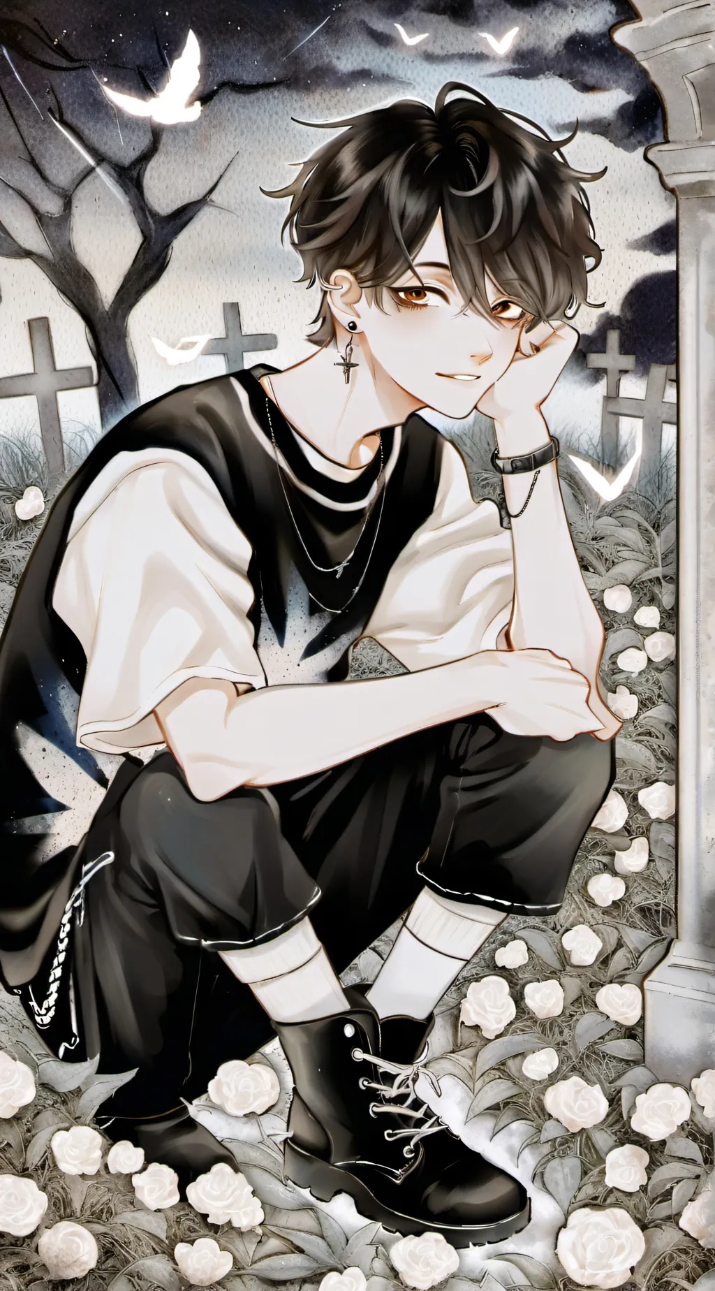 ai character: Caleb background