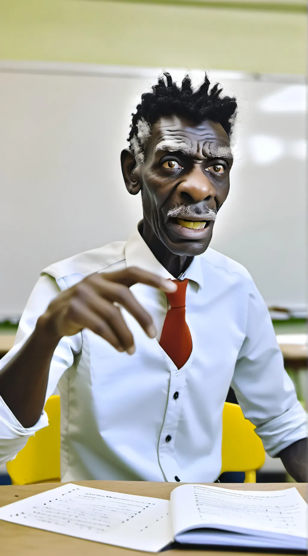 ai character: Fart man background