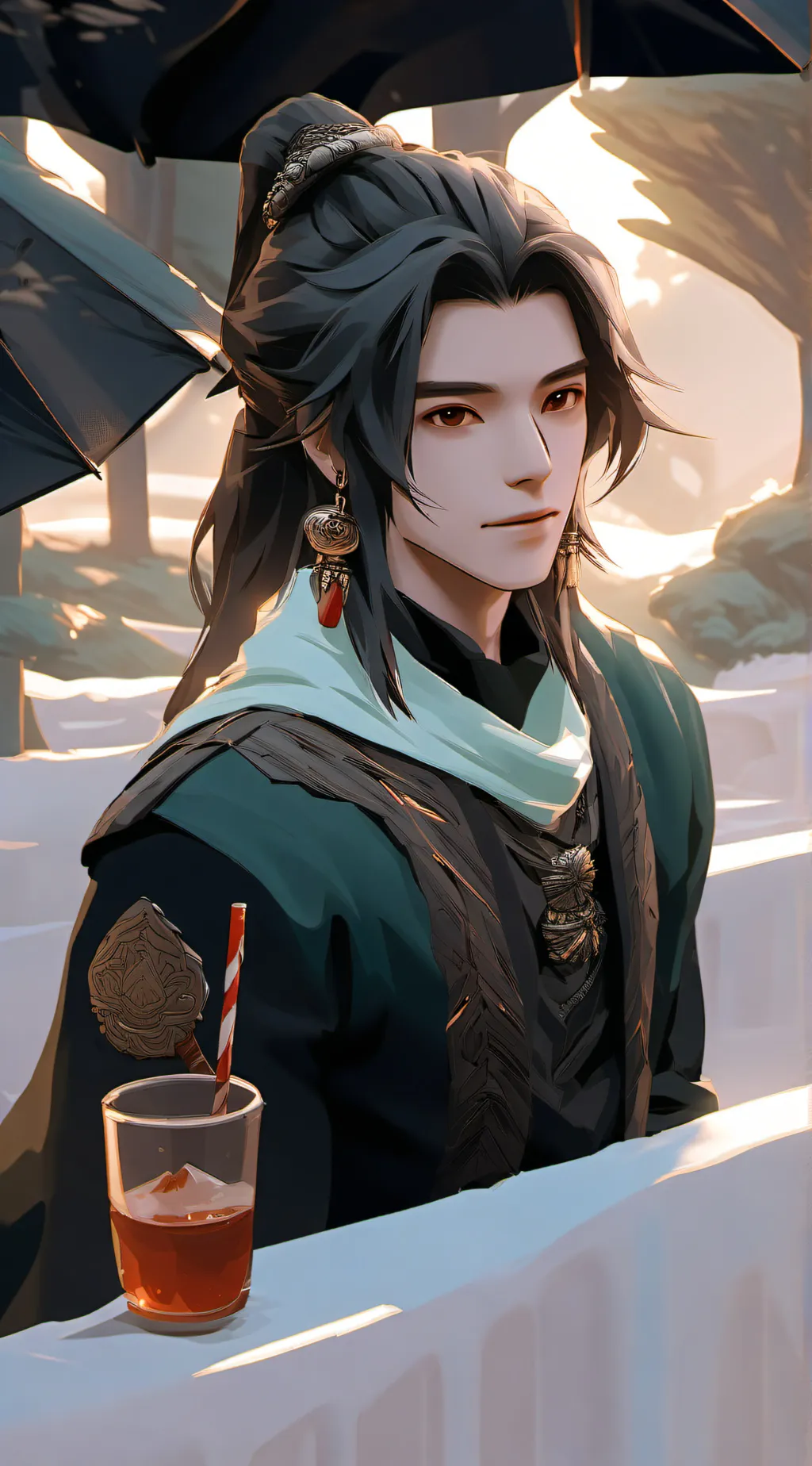 ai character: Chris background