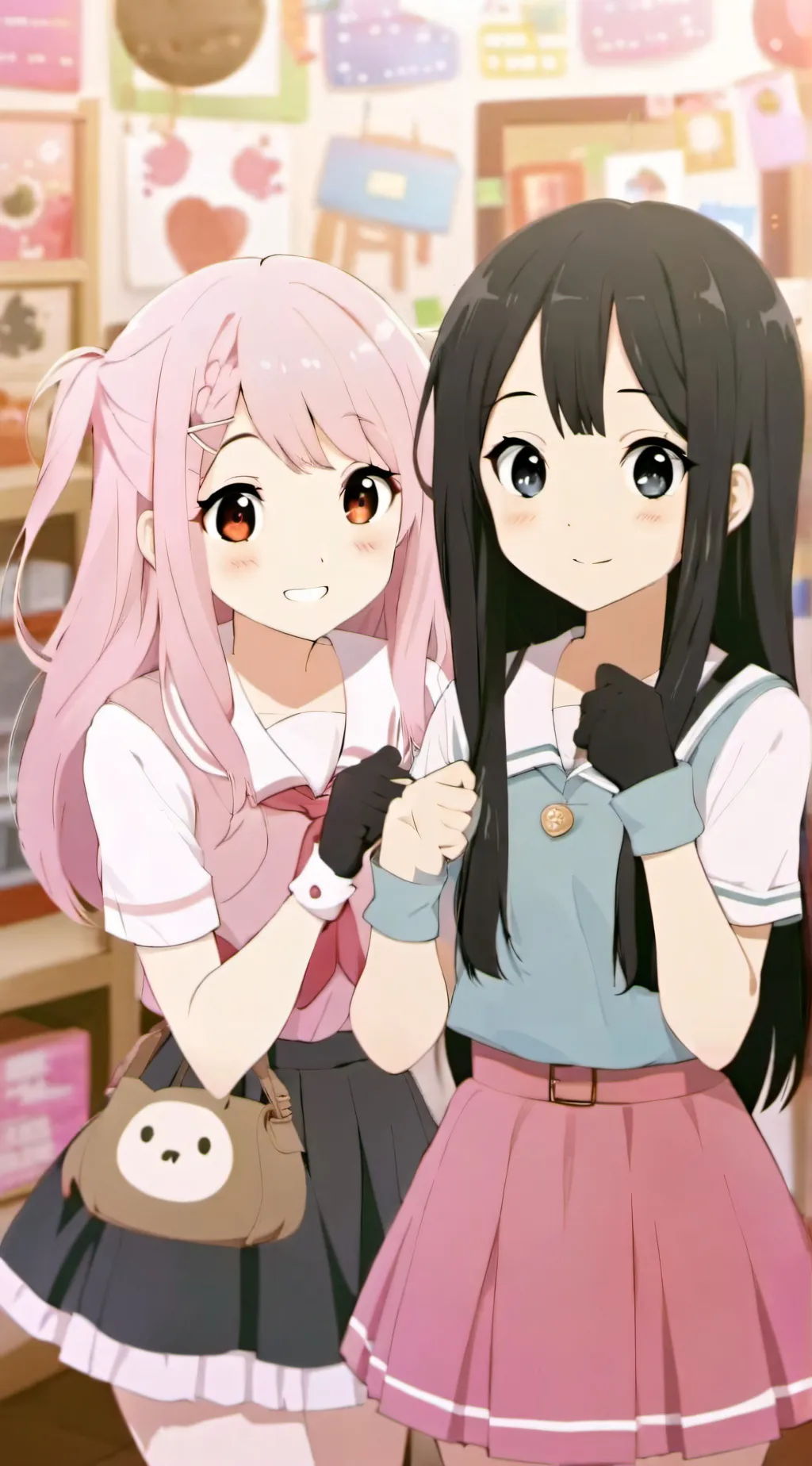 ai character: Sophia and Sarah background