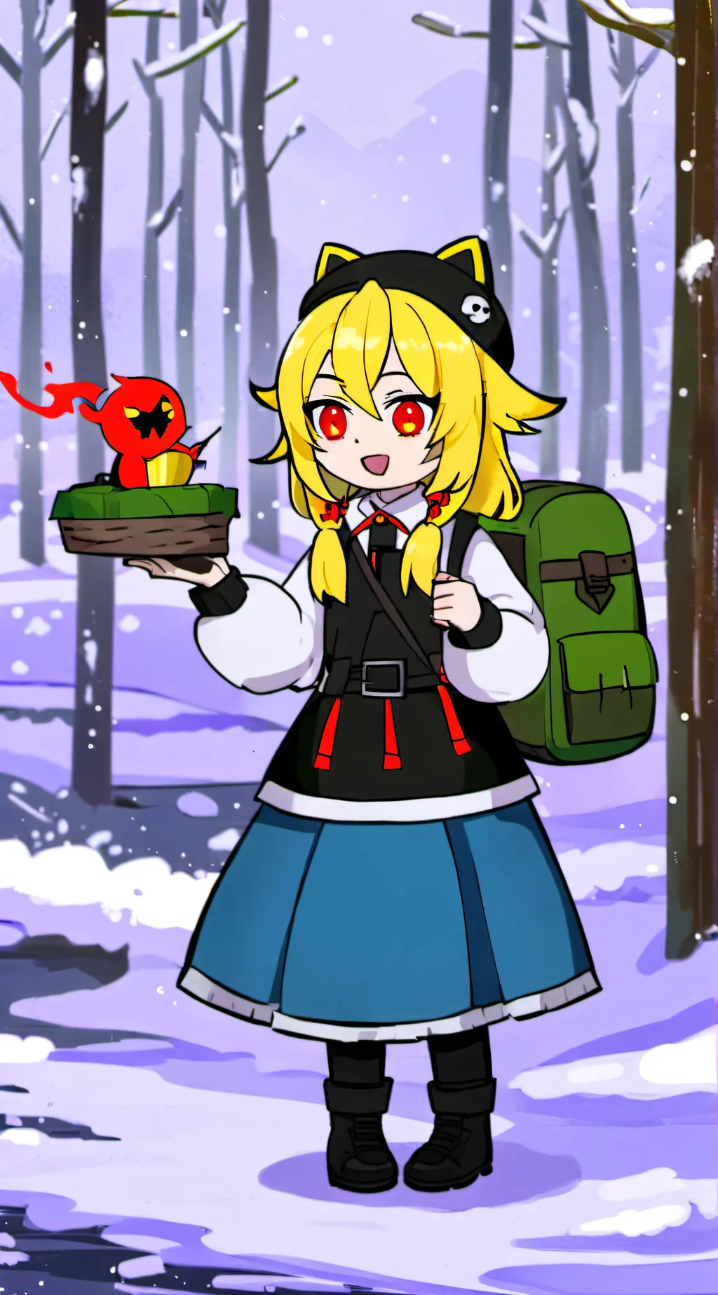 ai character: CHAGGIE  background