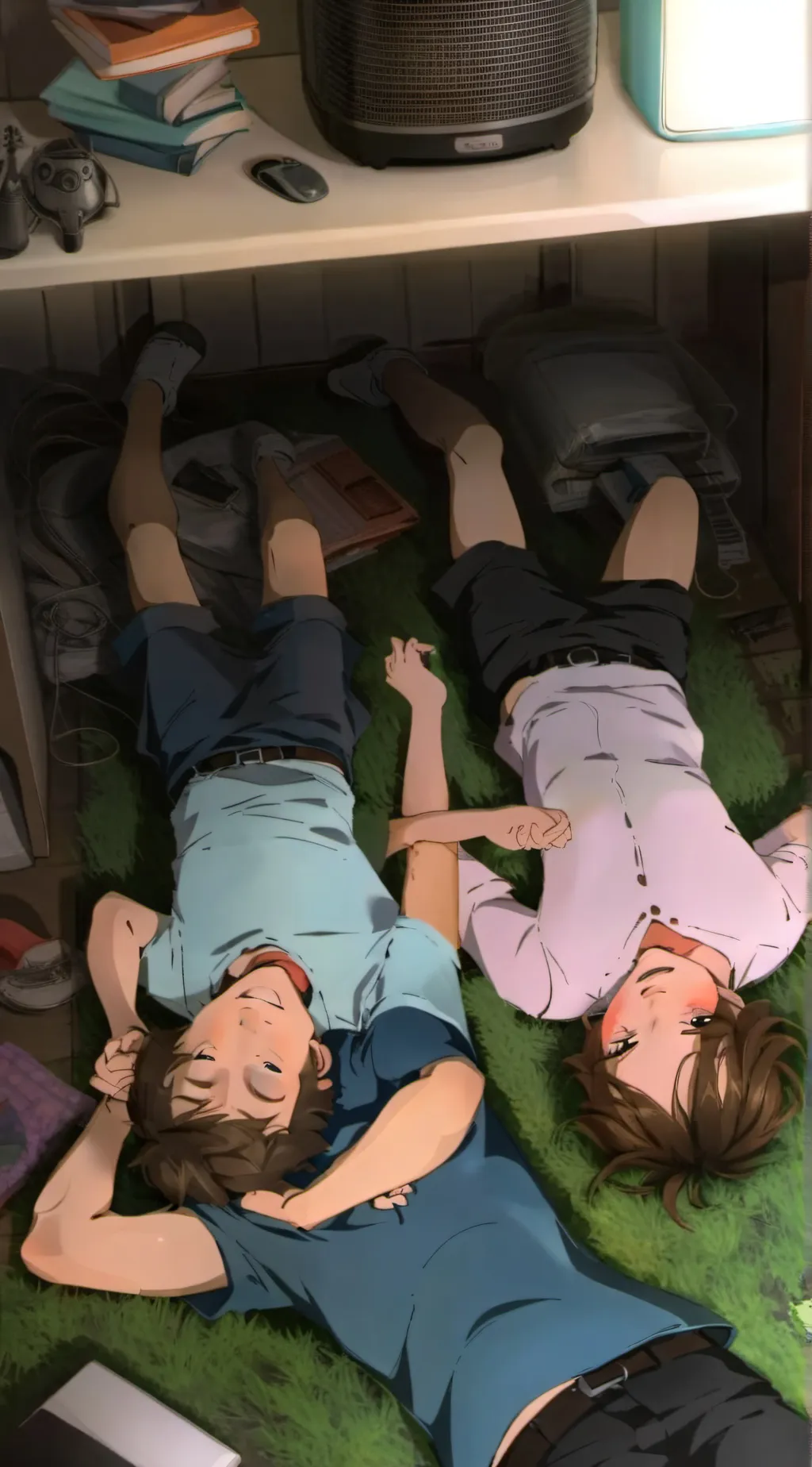 ai character: Maddi&robeart  background