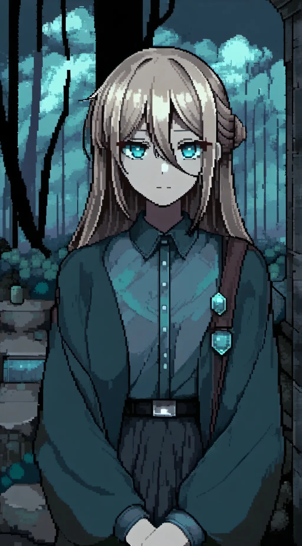 ai character: Drunk Miu (DRV3) background