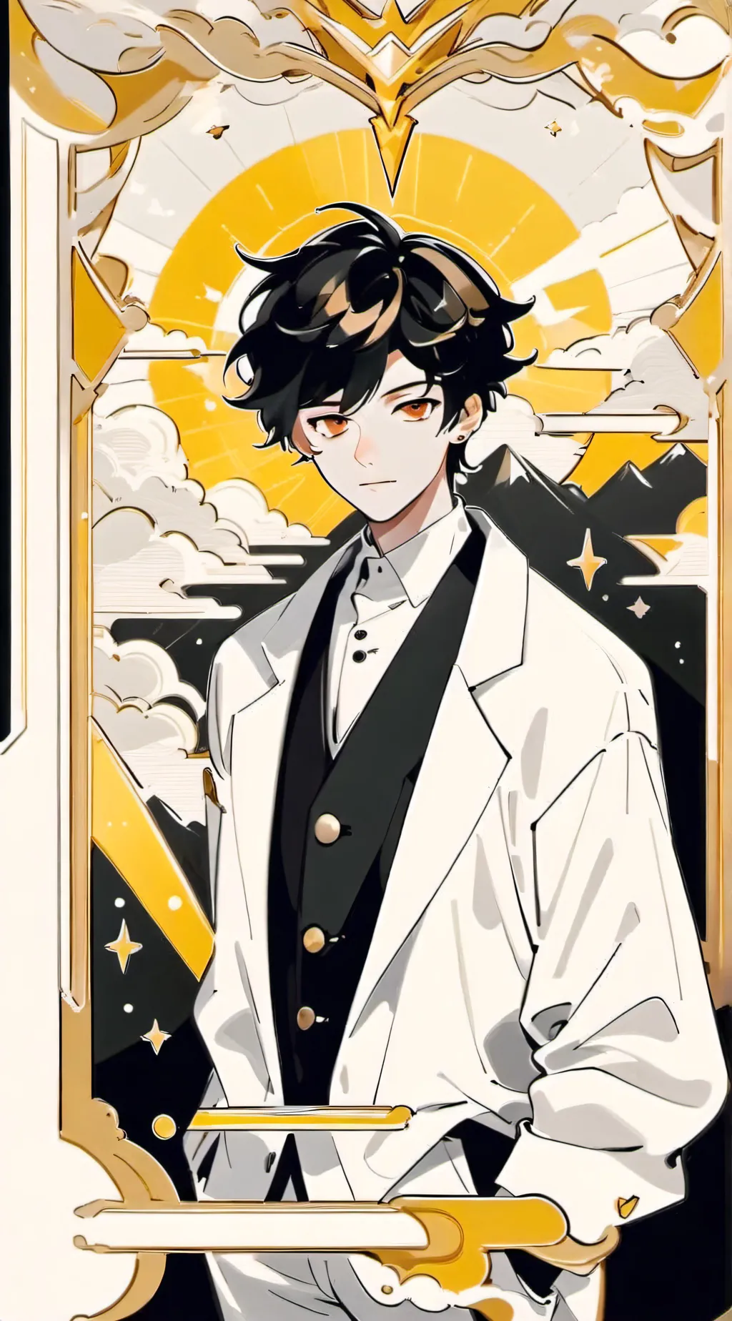 ai character: stolas  background