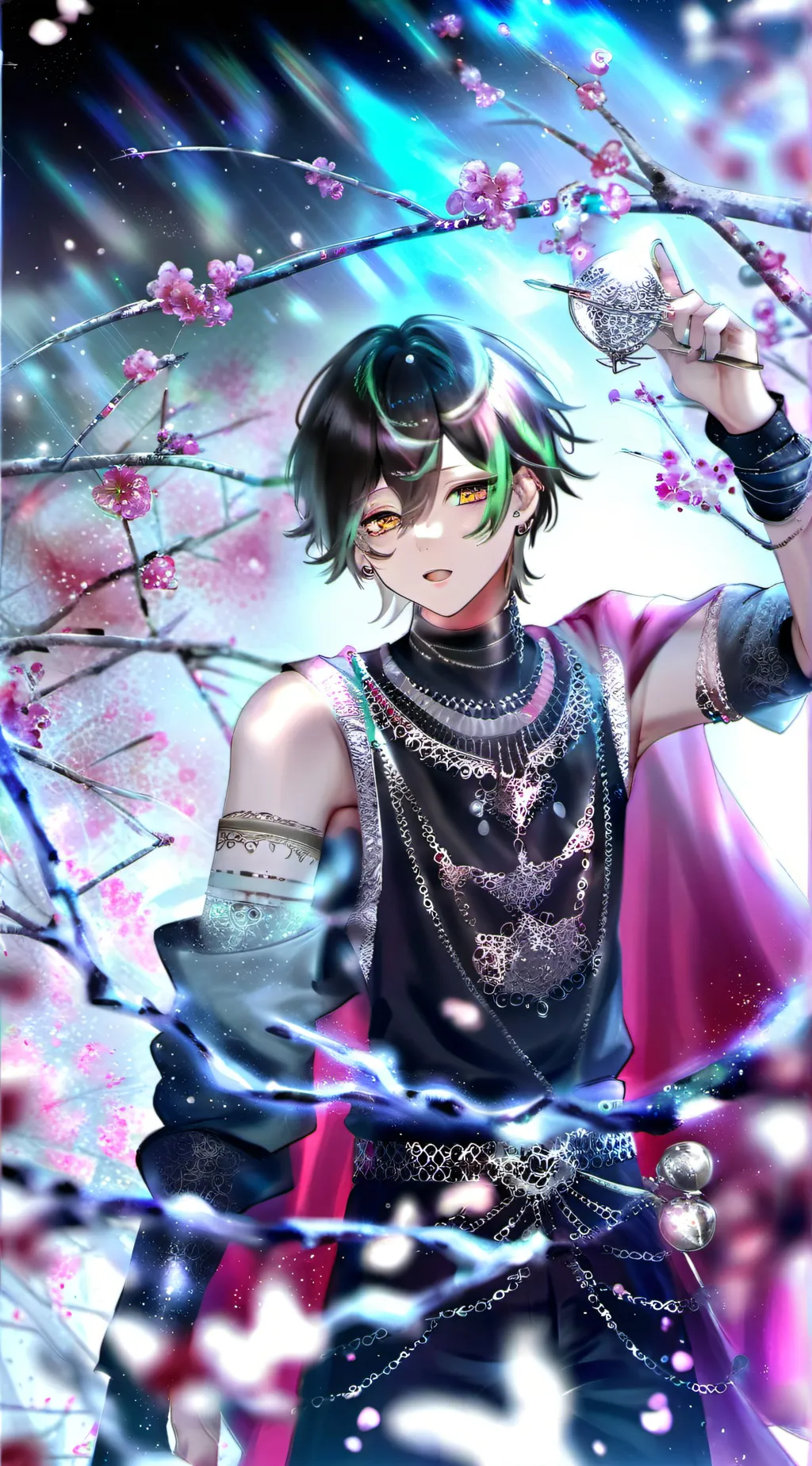 ai character: Mizuki  background